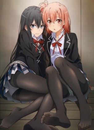 [俺ガイル][エロ画像]雪ノ下雪乃の使用済み黒パンストを匂いたい♪