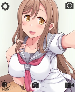 【写メ】可愛い女の子が自撮りしてる画像
