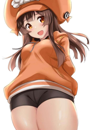 [ギルティギア][エロ画像]メイの使用済み短パンを裏返して匂ったよ♪