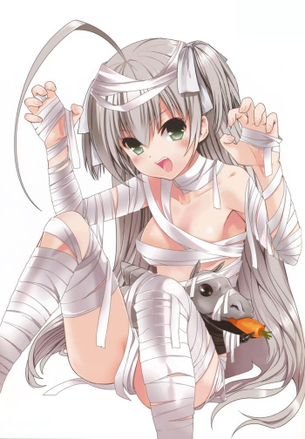 [ニャル子さん][エロ画像]ニャル子の使用済みの包帯をもらったよ♪