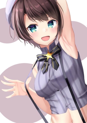 [VTuber][エロ画像]大空スバルの汗ばんだ脇を舐めちらかしたよ♪