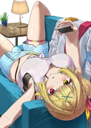 [VTuber][エロ画像]星川サラと首絞めエッチしたよ～♪