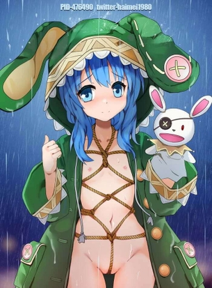 [デアラ][エロ画像]四糸乃を緊縛して野外プレイをしたよ～♪
