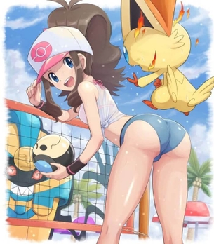 [ポケモン][エロ画像]一生懸命なトウコをエロ目線でおかずにしたよ♪