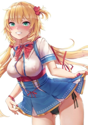 [VTuber][エロ画像]赤井はあとのパンチラに我慢できなくなったよ～♪