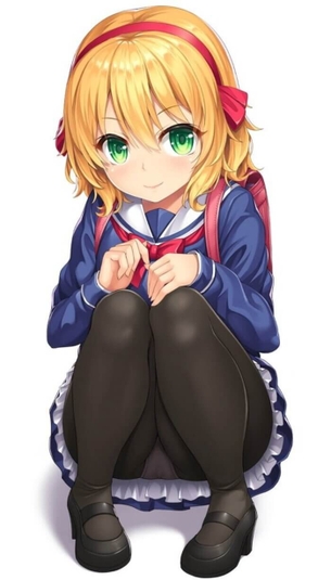 [デレマス][エロ画像]櫻井桃華のしゃがみパンチラをおかずにしたよ♪