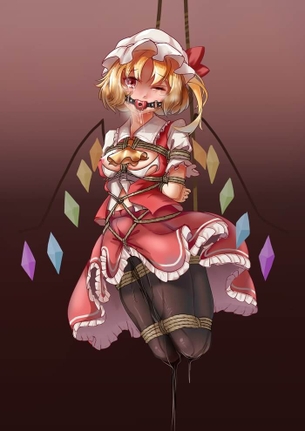 [東方][エロ画像]フランドールを拘束(緊縛)しておしっこを飲んだよ♪