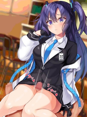 [ブルアカ][エロ画像]早瀬ユウカに素股でヌイてもらったよ～♪