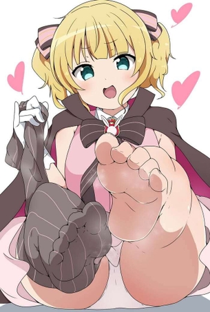 [ごちうさ][エロ画像]シャロのつま先をドン引きするほど匂ったよ♪