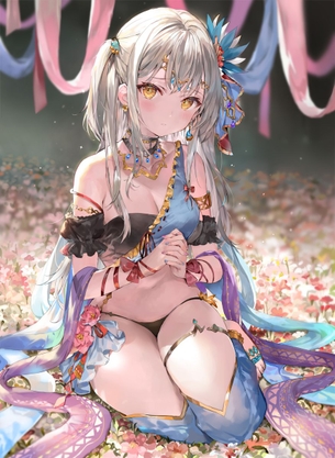 躍動感を感じる艶麗な踊り子美少女のエロ画像2
