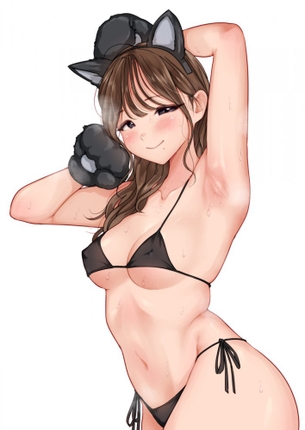 【画像】女の子の匂いが凄そうなワキが描かれた、二次イラスト