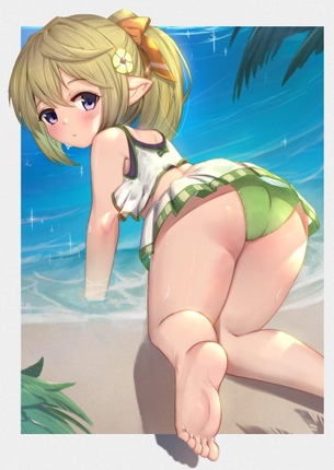 【非・微エロ】木曜日の緑髪美少女画像まとめ　その１６８