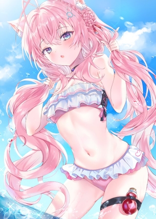 【非・微エロ】夏バテ知らずの水着美少女画像特集 その１２