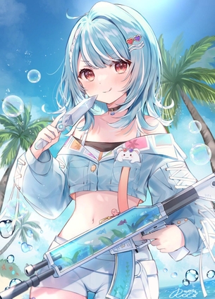 【非・微エロ】武器を持った女の子の画像まとめ　その１２
