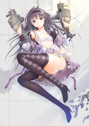 【エロ画像】魔法少女まどか☆マギカのエロコスプレの参考にしたくなる暁美ほむらのキャラクター画像