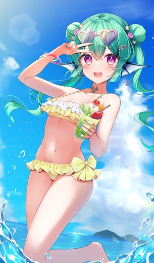 【非・微エロ】夏バテ知らずの水着美少女画像特集 その８