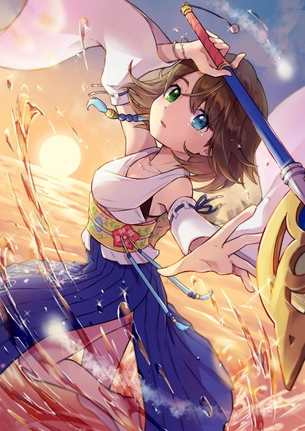 【ファイナルファンタジー】ユウナでエロ漫画のように好き放題シコリまくり画像