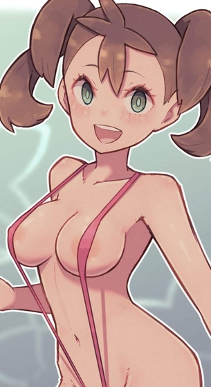 サナの悩殺必死のセクシーポーズのエロ画像！【ポケットモンスター】