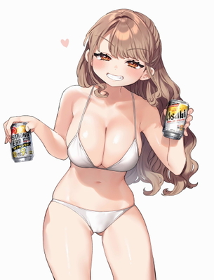 【画像】白ビキニの女の子、エッチで可愛すぎる