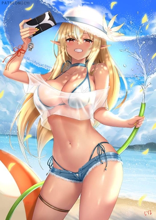 【バーチャルyoutuber】不知火フレアのオナネタにできる二次エロ画像