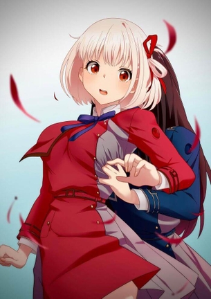 快楽に堕ちそうになってるアヘ顔の錦木千束抜けるエロ画像！【リコリス・リコイル】