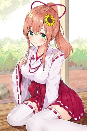 【非・微エロ】憧れの巫女装束を着た女の子の画像まとめ その４