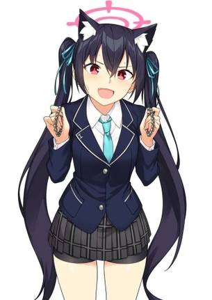 [ブルアカ][エロ画像]黒見セリカの引きつった笑顔で勃起したよ♪