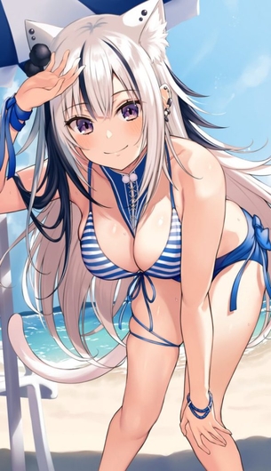 銀髪のエロ画像下さい