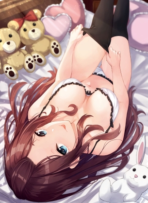 【二次元】下着・ランジェリー姿の美少女達のエロ画像 Part.8 50枚