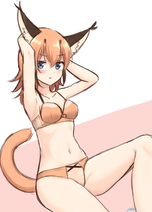 けものフレンズのカラカルの獣耳に精子をぶっかけたいｗ