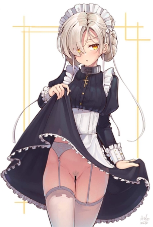 【エロ画像】可愛いシェフィールドの画像を集めてみたが、エロすぎだろ・・・(アズールレーン)