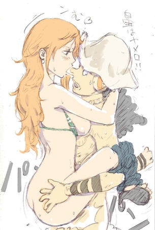 【ワンピース】ナミのイキ顔になってるドエロい抜ける画像