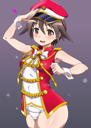 宮藤芳佳のオナニー姿を想像するだけでめっちゃ抜けるエロ画像【ストライクウィッチーズ】
