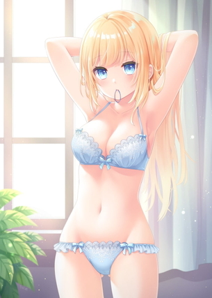 【非・微エロ】髪留めを咥えている女の子画像まとめ その２