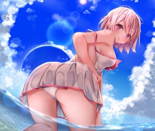 【非・微エロ】季節なんて関係ない！見たいときに見る水着美少女画像まとめ　その２４
