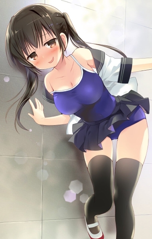 【非・微エロ】月曜日の黒髪美少女画像まとめ　その４３