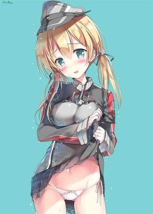 【たくし上げ】服をたくし上げて見せてくれる女の子の二次元エロ画像＆イラスト Part19