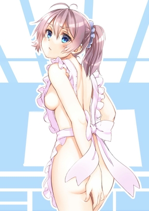 【2次】裸エプロンのきわどさがよき！？8