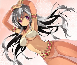 【日焼け】褐色肌が魅力的な女の子の二次元エロ画像＆イラスト Part23