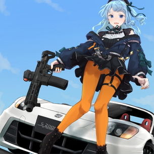 【二次】カラータイツを履いた脚がオシャレで可愛い女の子の画像