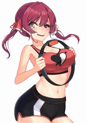【二次】巨乳の汗を吸って良い具合に仕上がってそうなスポーツブラ画像