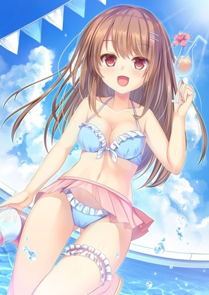 【非・微エロ】季節なんて関係ない！見たいときに見る水着美少女画像まとめ　その２６