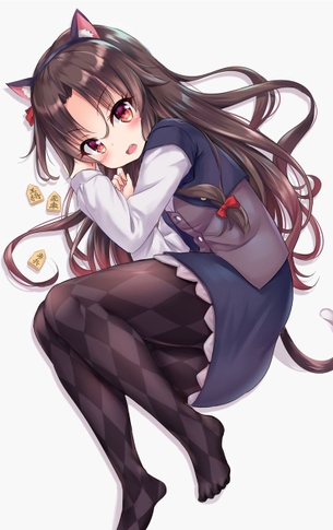 【二次】柄パンスト柄タイツで足元オシャレな女の子の画像