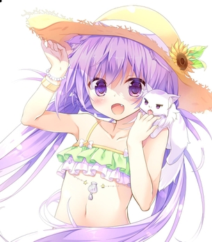 【非・微エロ】日曜日の紫髪美少女画像まとめ　その４０