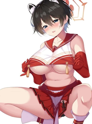 [ブルアカ][エロ画像]春日ツバキに脚を”ﾊﾟｶｯ”ってしてもらったよ♪