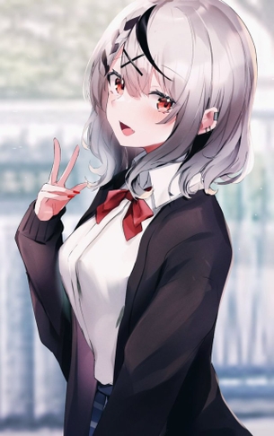 【二次】銀髪・白髪女子画像　その４４