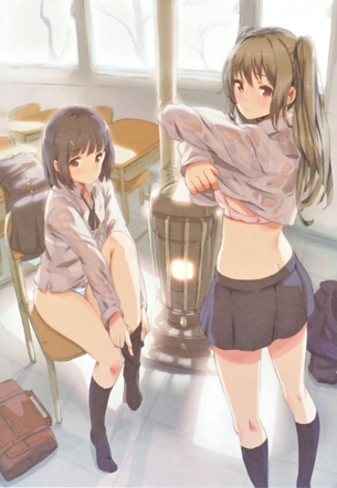 【生活感】日常風景の中のちょっとした微エロな二次画像
