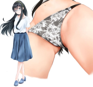 【ローアングル】下から女の子を覗きこむ二次元エロ画像＆イラスト Part50