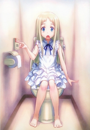 【二次】間違えてトイレのドア開けちゃった的なエロ画像