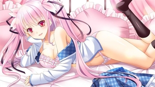 【半脱ぎ】着たままエッチしちゃう女の子の二次元エロ画像＆イラスト Part16